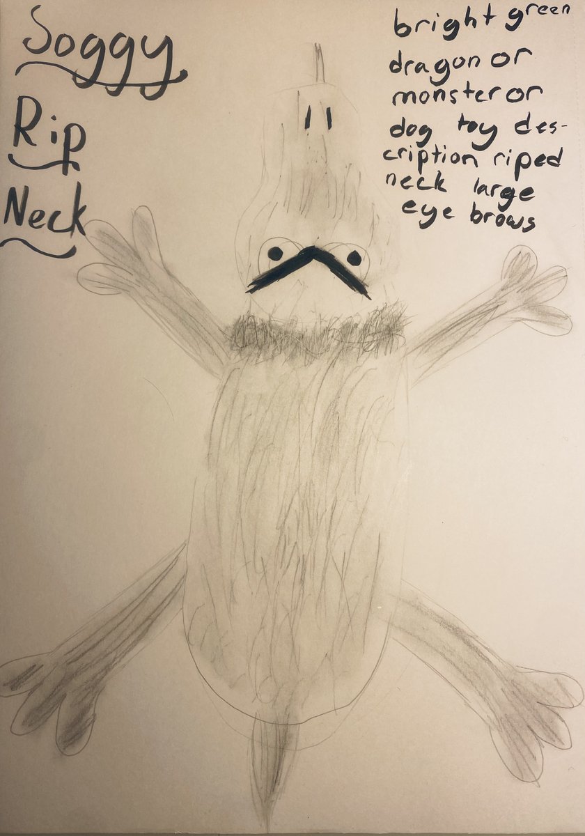 Eleanor Pfieffer’s drawing of Soggy Ripneck for the 2022 sticker contest