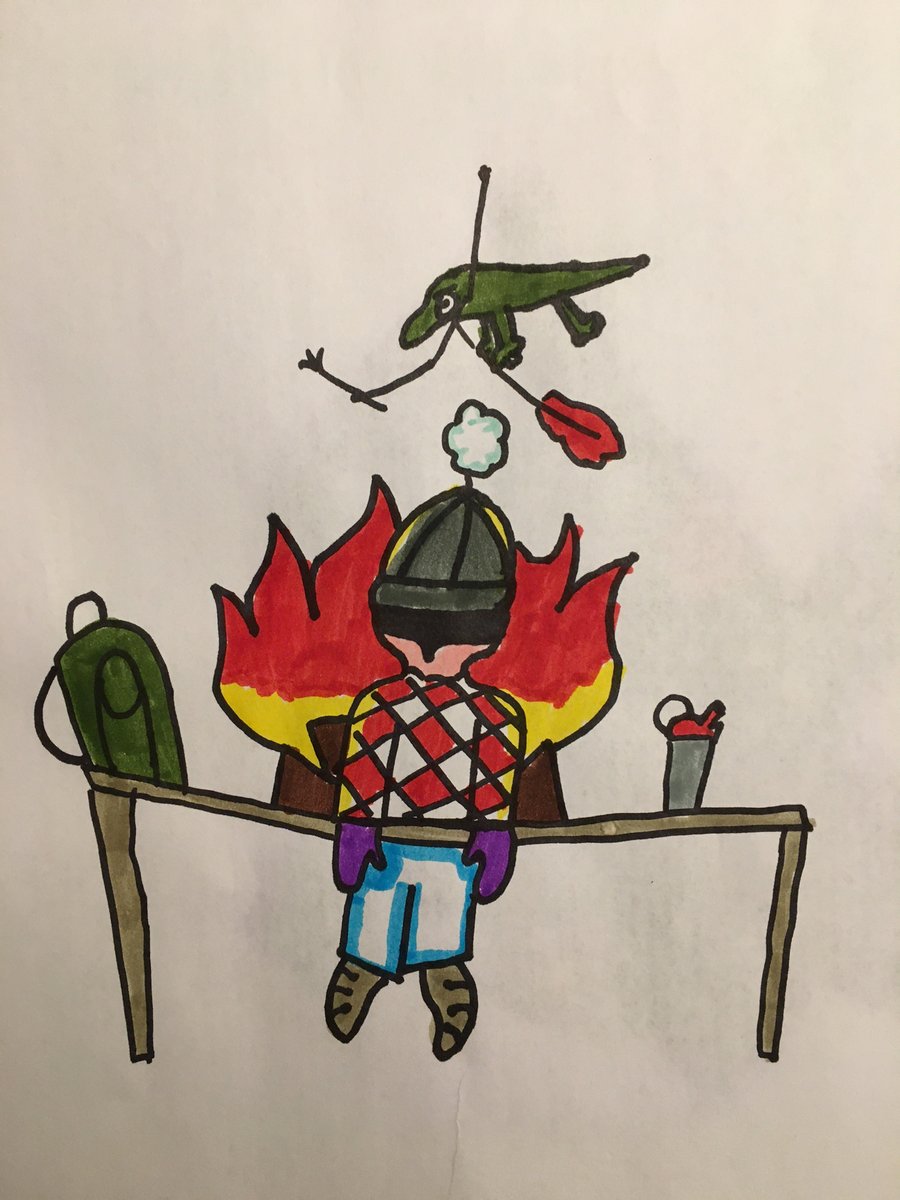 Mesa & Brodie’s drawings for the 2022 sticker contest