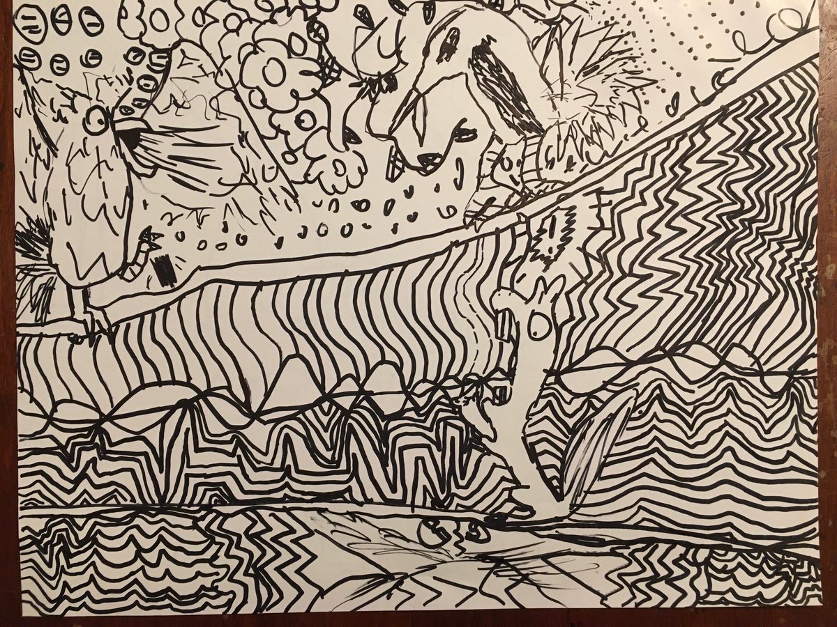 Mesa & Brodie’s drawings for the 2022 sticker contest