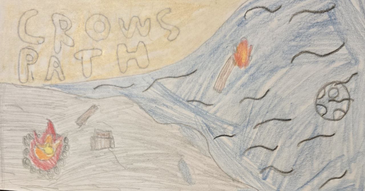 Evelyn Butt's sticker submission for 2024